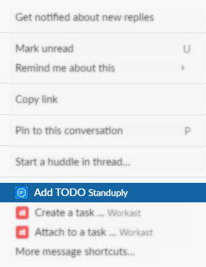 First way to Add To-Do In Slack