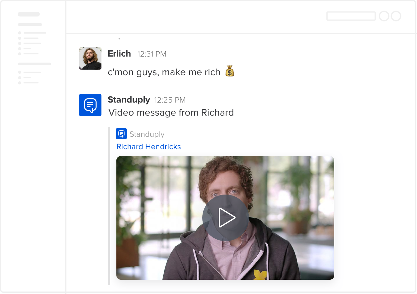 Video Messaging App for Slack Standuply