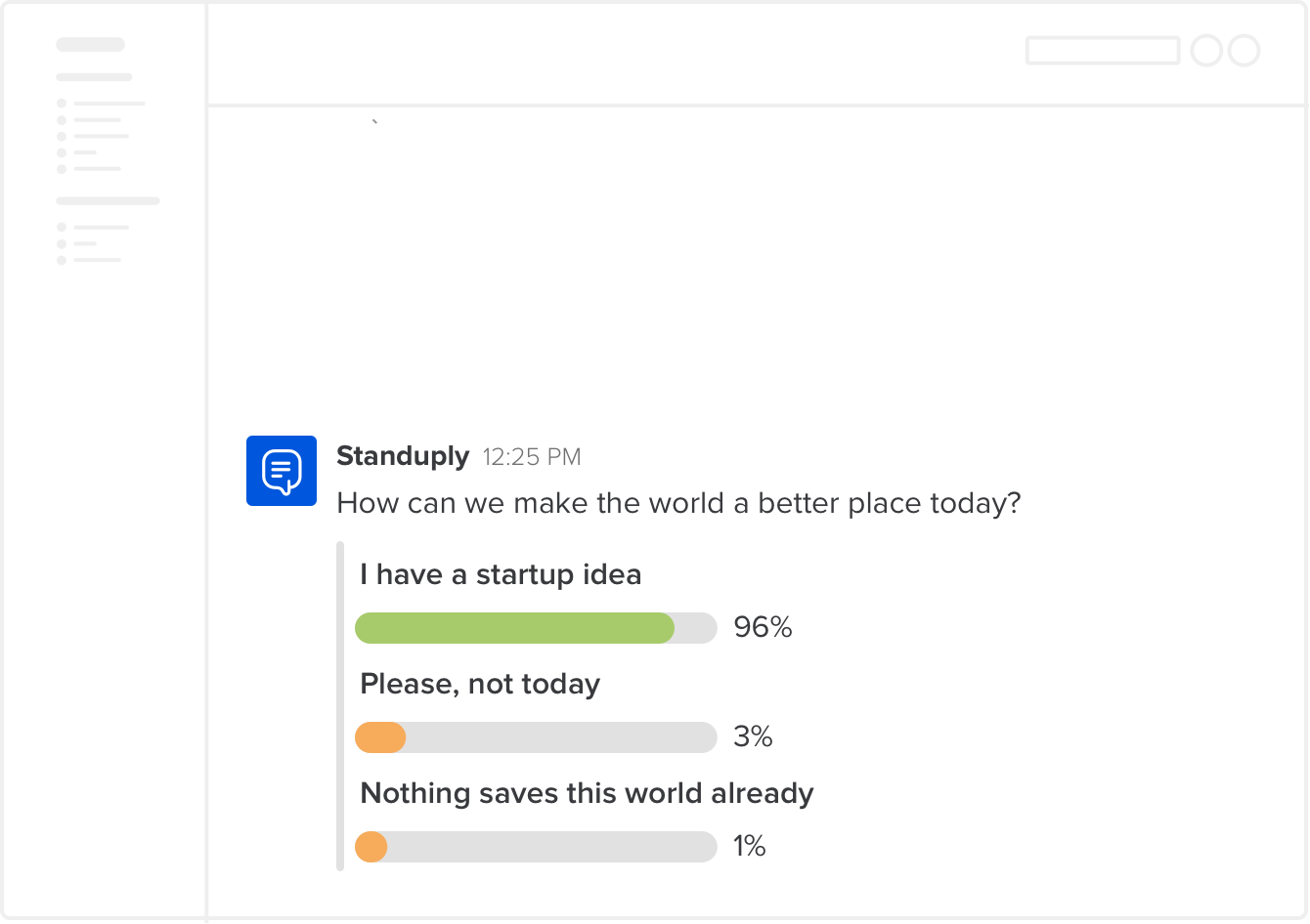 Watch live polling in Slack
